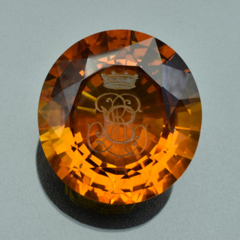 Gravure d'une Citrine